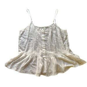 White Old Navy flowy cami top